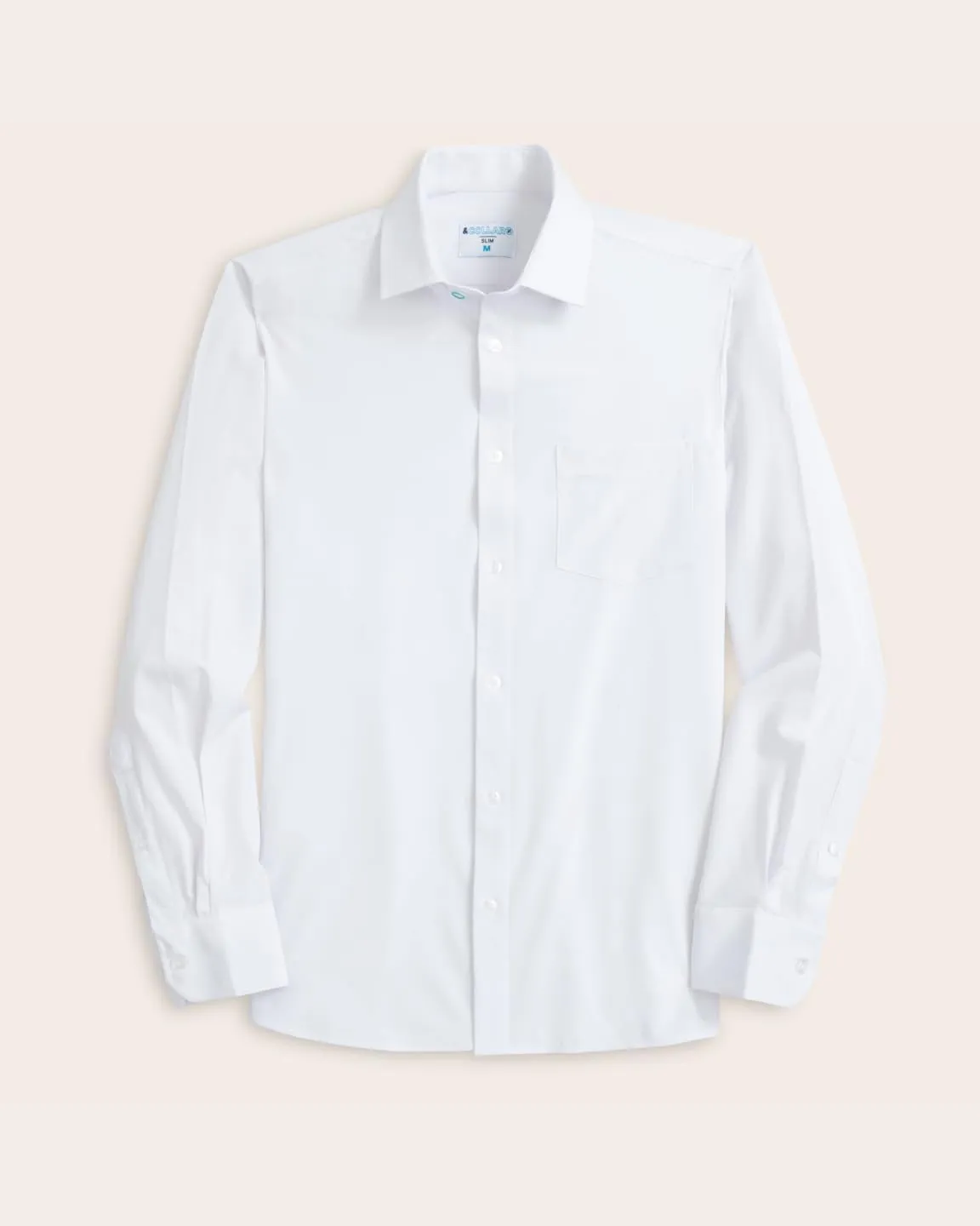 &COLLAR Slim Fit/Athletic Fit Long Sleeve Performance Men's Dress Shirt
