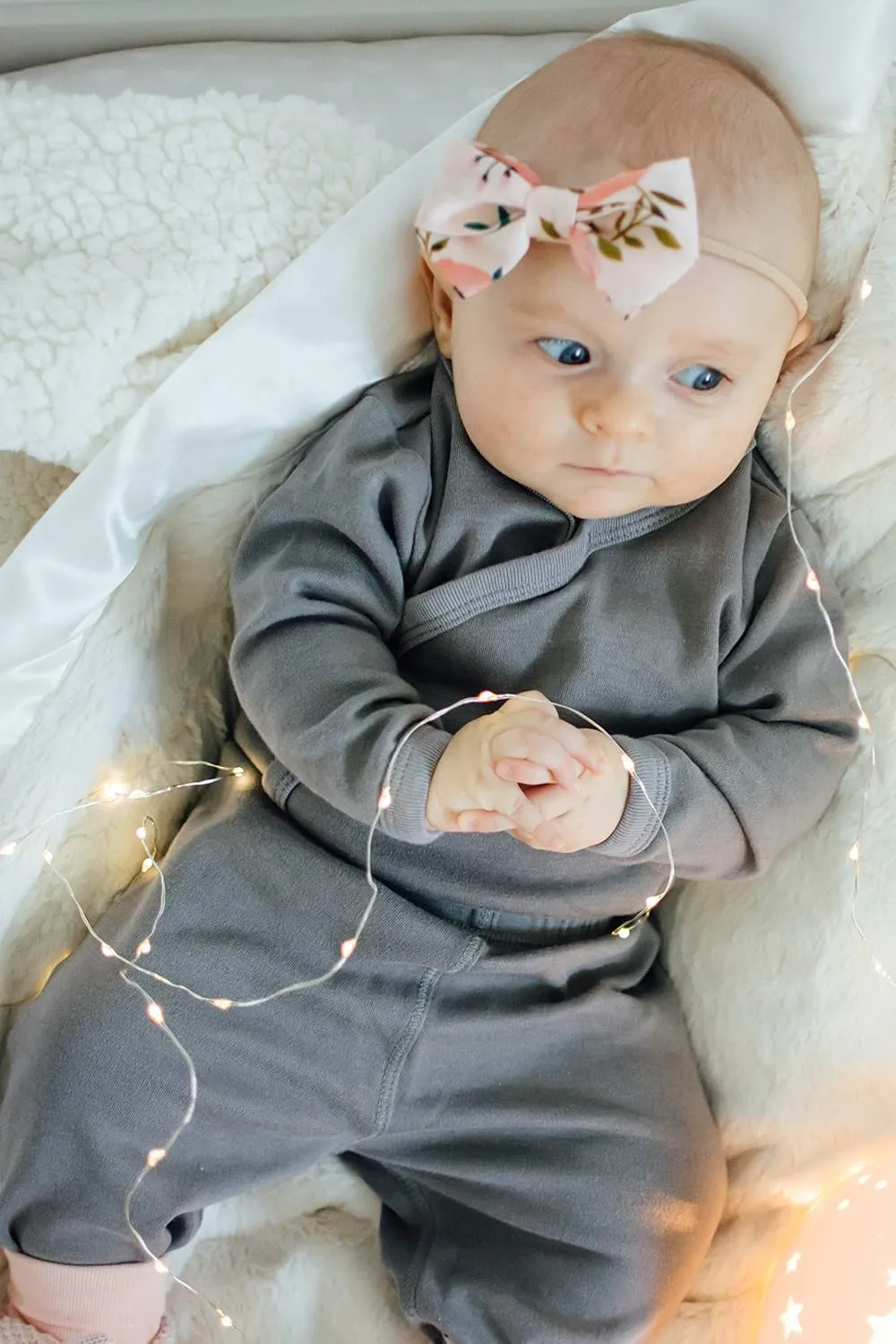 Babysoy Unisex Organic Baby Infant Footed Pants, Newborn Pants with Feet