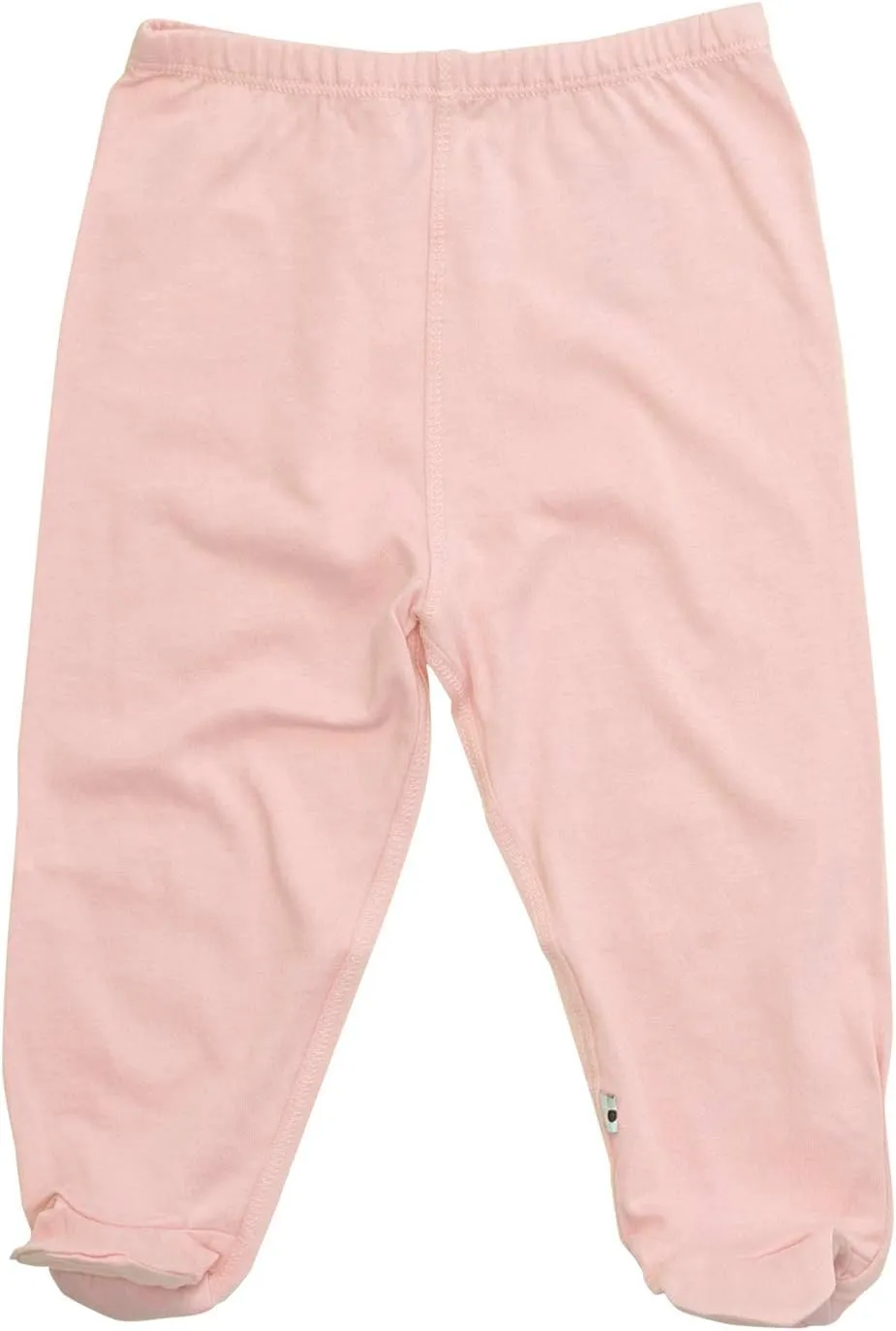 Babysoy Unisex Organic Baby Infant Footed Pants, Newborn Pants with Feet