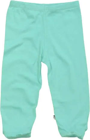 Babysoy Unisex Organic Baby Infant Footed Pants, Newborn Pants with Feet