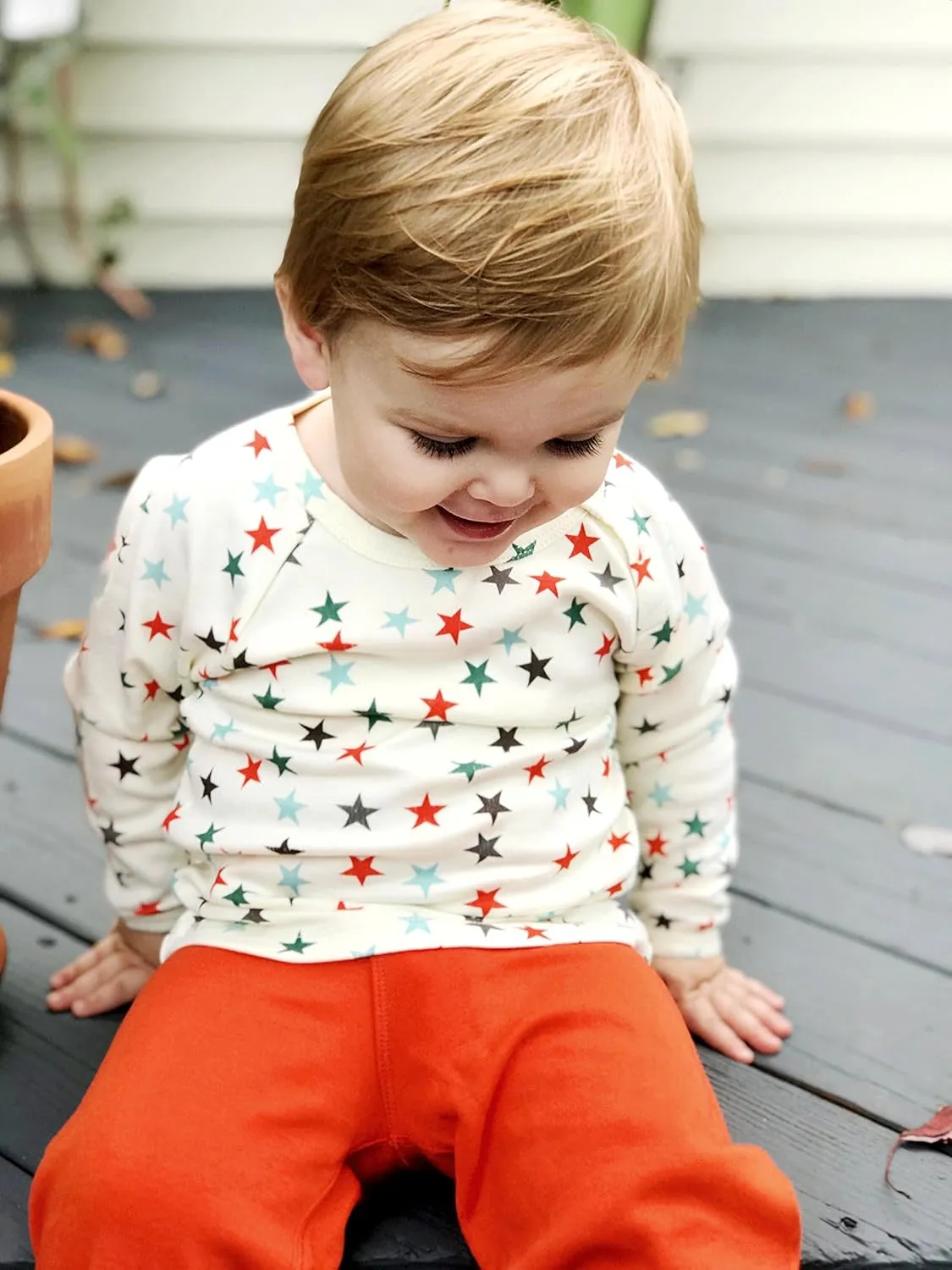 Babysoy Unisex Organic Baby Infant Footed Pants, Newborn Pants with Feet