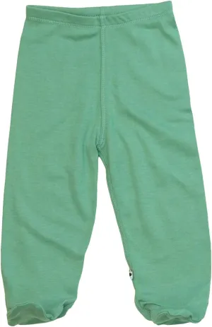 Babysoy Unisex Organic Baby Infant Footed Pants, Newborn Pants with Feet