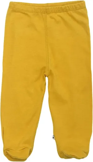 Babysoy Unisex Organic Baby Infant Footed Pants, Newborn Pants with Feet