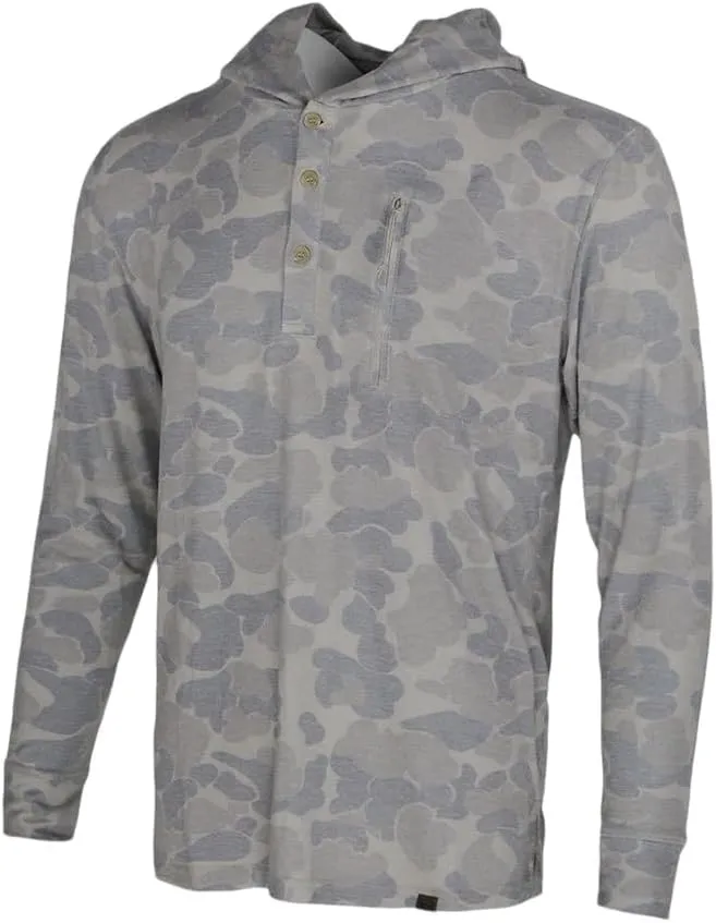 Banded Tec Casual Hooded Henley – Lightweight, Moisture-Wicking, Stretch Performance Hoodie