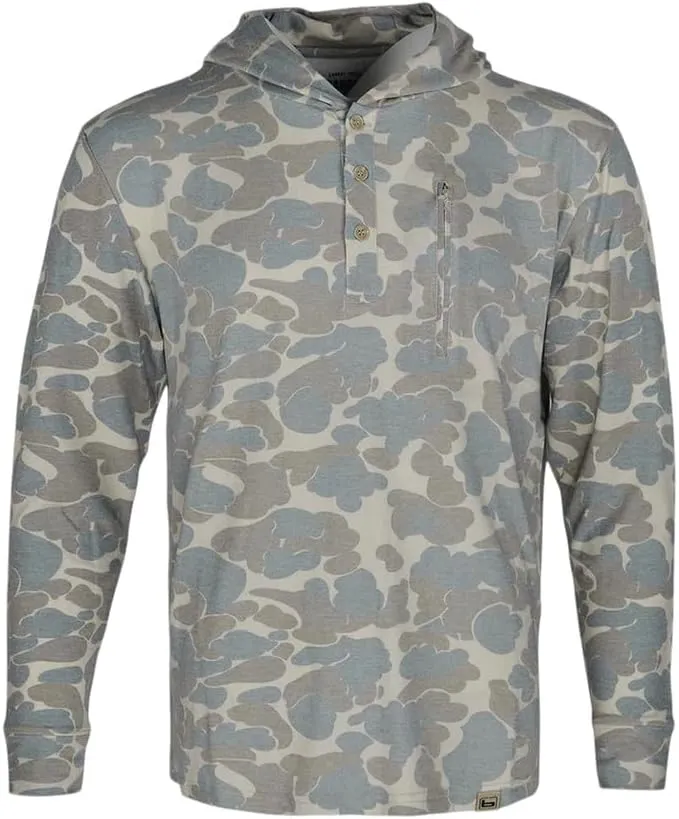 Banded Tec Casual Hooded Henley – Lightweight, Moisture-Wicking, Stretch Performance Hoodie