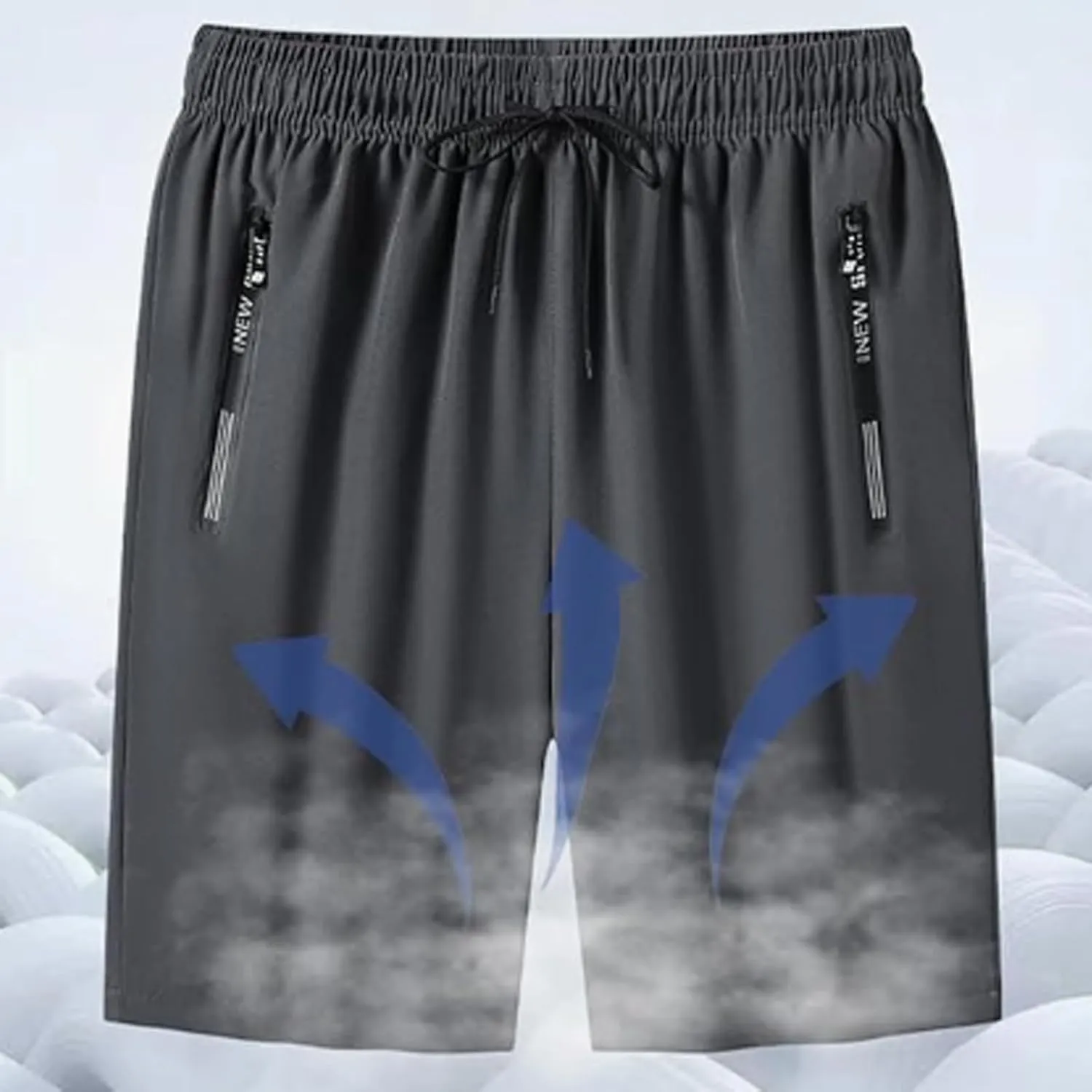 Beeswan Shorts - Ice Active Quick Dry Short for Unisex Boys Girls IcedActive Breathable Loose Relaxed Fit Short Pants