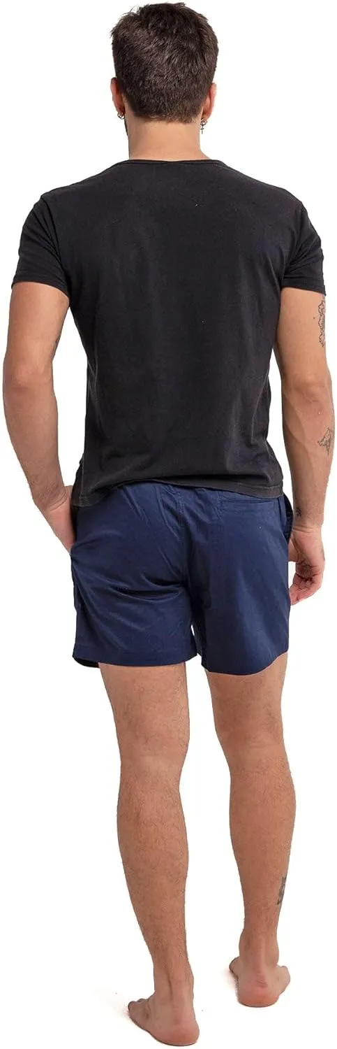 BERMIES Men’s Cotton Stretch Shorts - 5.5” Inseam, Lightweight, Breathable, Stylish & Comfortable for Everyday Wear