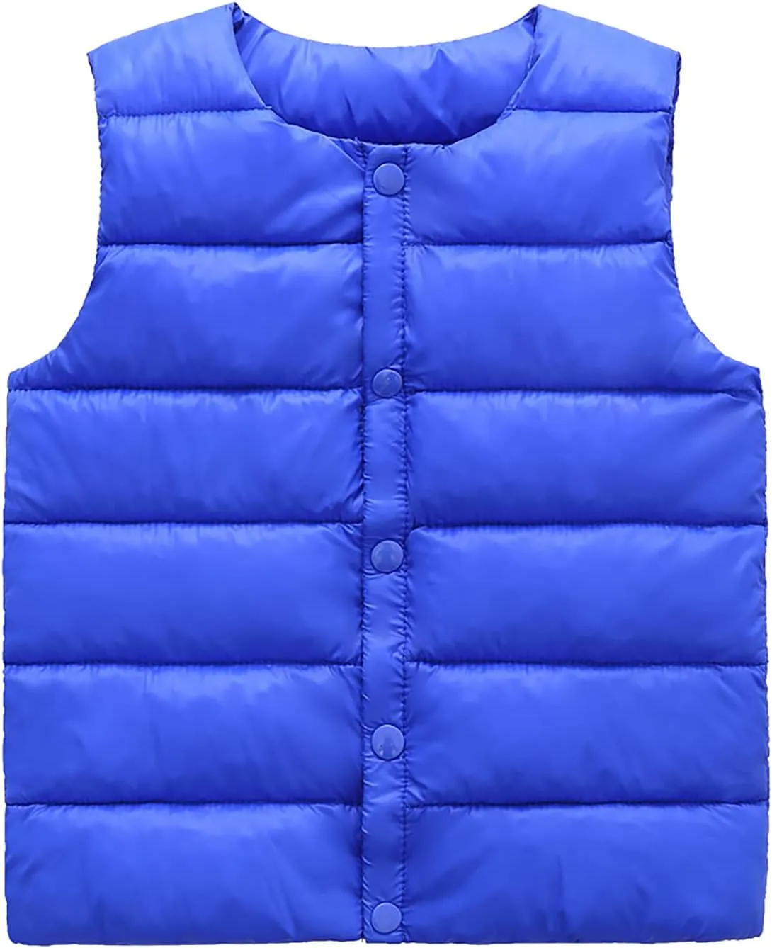 Boys Girls' Light Weight Crewneck Down Compact Vest,Kids Down Puffer Sleeveless Jacket Waistcoat