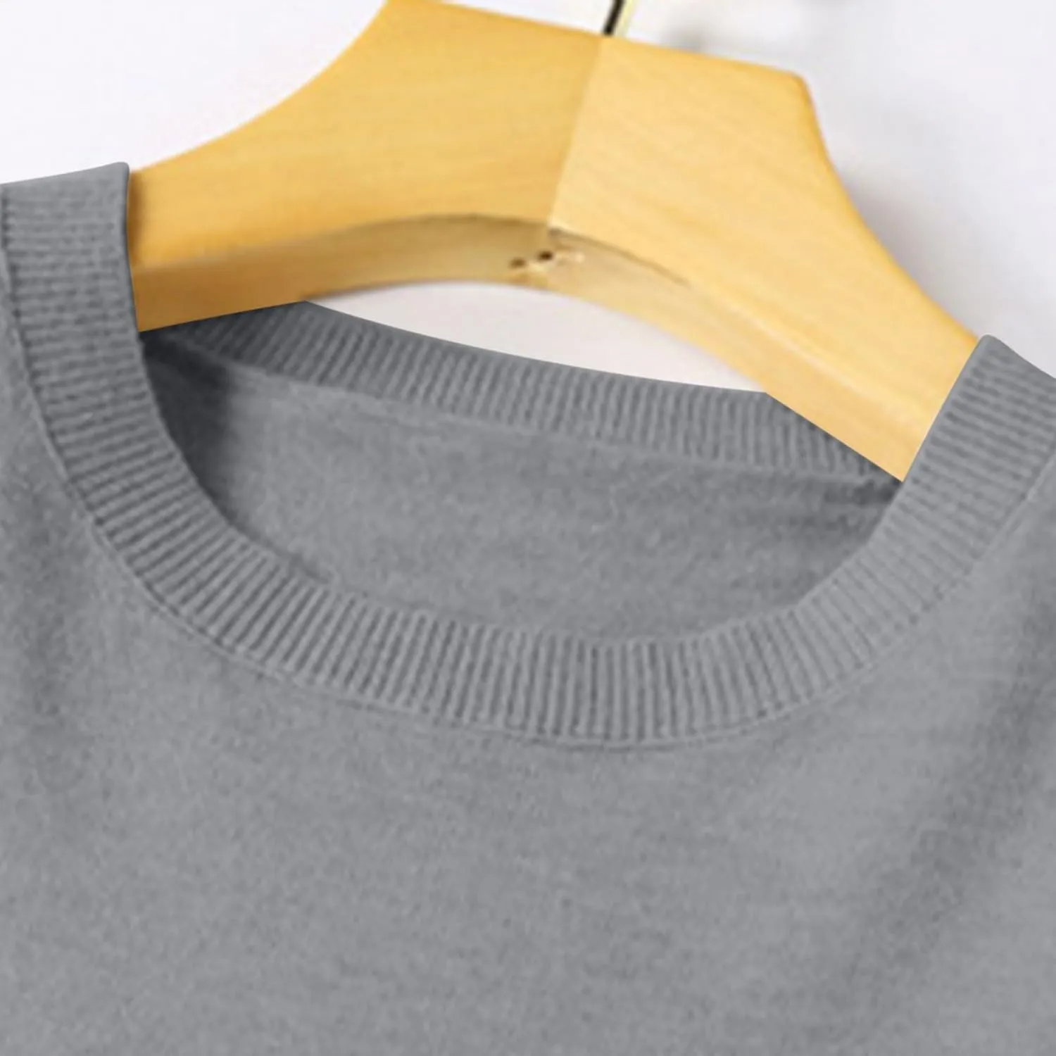 Cashmere Sweaters for Women 2024 Long Sleeve Crew Neck Soft Warm Cozy Pullover Wool Knit Jumpers Sweater