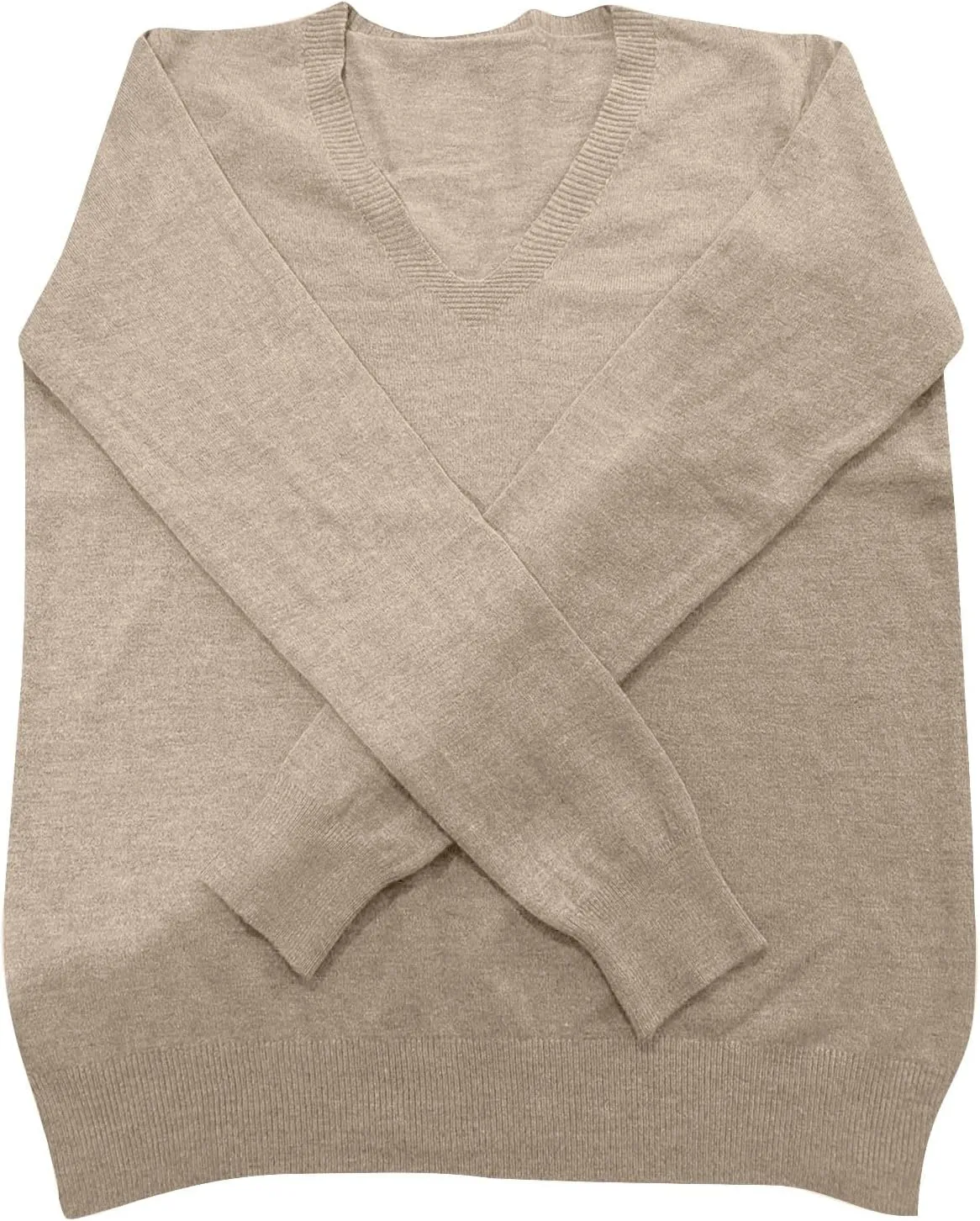 Cashmere Sweaters for Women Long Sleeve Trendy V Neck Soft Warm Pullover Tops Lightweight Casual Wool Knitted Sweater