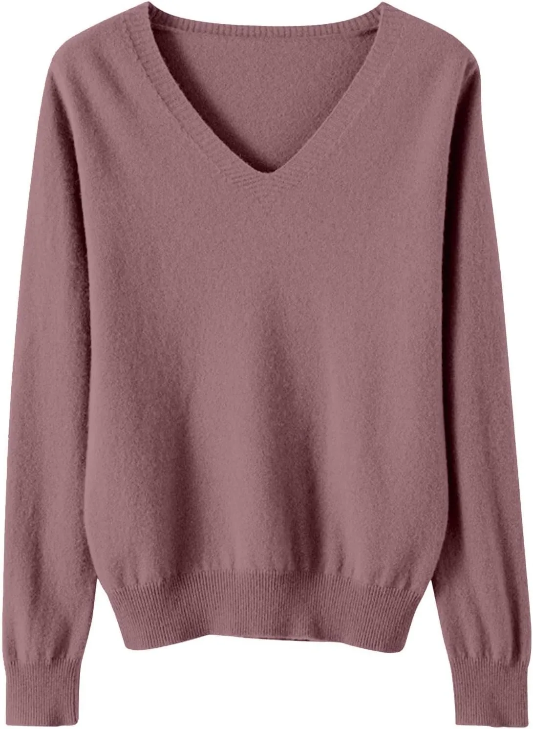 Cashmere Sweaters for Women Seamless Knit Sweater Lightweight Long Sleeve Jumper Soft Warm Wool Sweater Trendy
