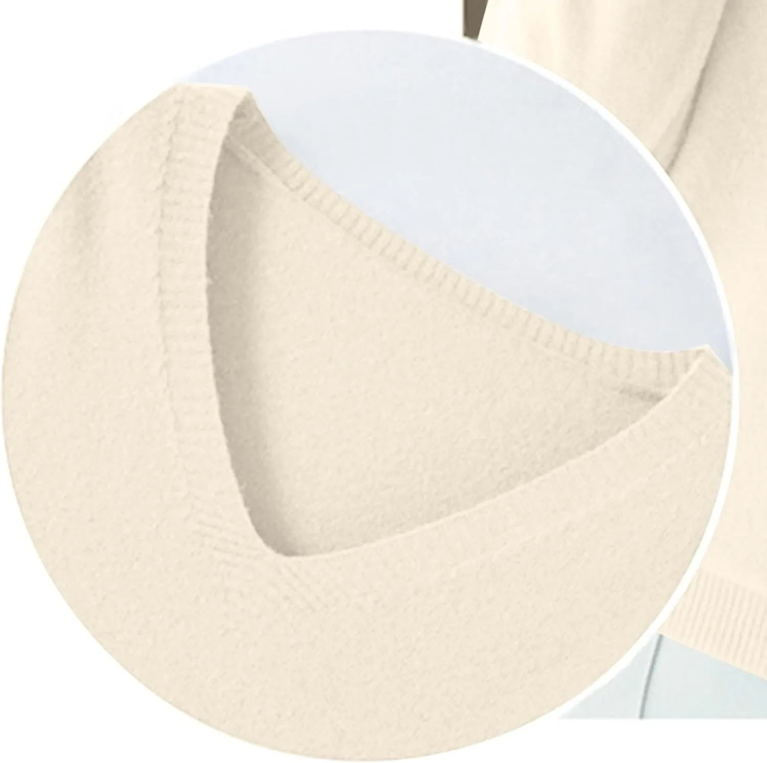 Cashmere Sweaters for Women V Neck Lightweight Knit Long Sleeve Shirts Soft Warm Pullover Tops Fuzzy Wool Sweaters