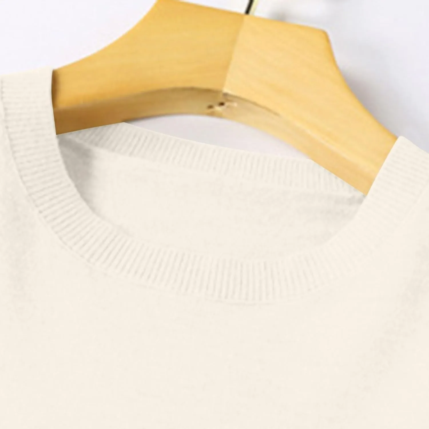 Cashmere Sweaters for Women Winter Long Sleeve Crewneck Pullover Sweater 2024 Fall Soft Basic Wool Knit Sweater