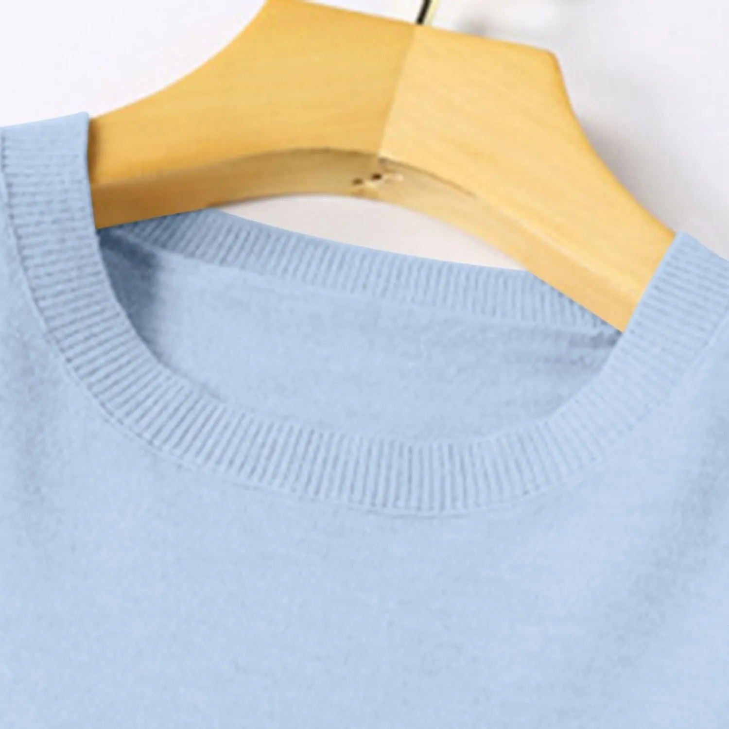 Cashmere Sweaters for Women Winter Long Sleeve Crewneck Pullover Sweater 2024 Fall Soft Basic Wool Knit Sweater