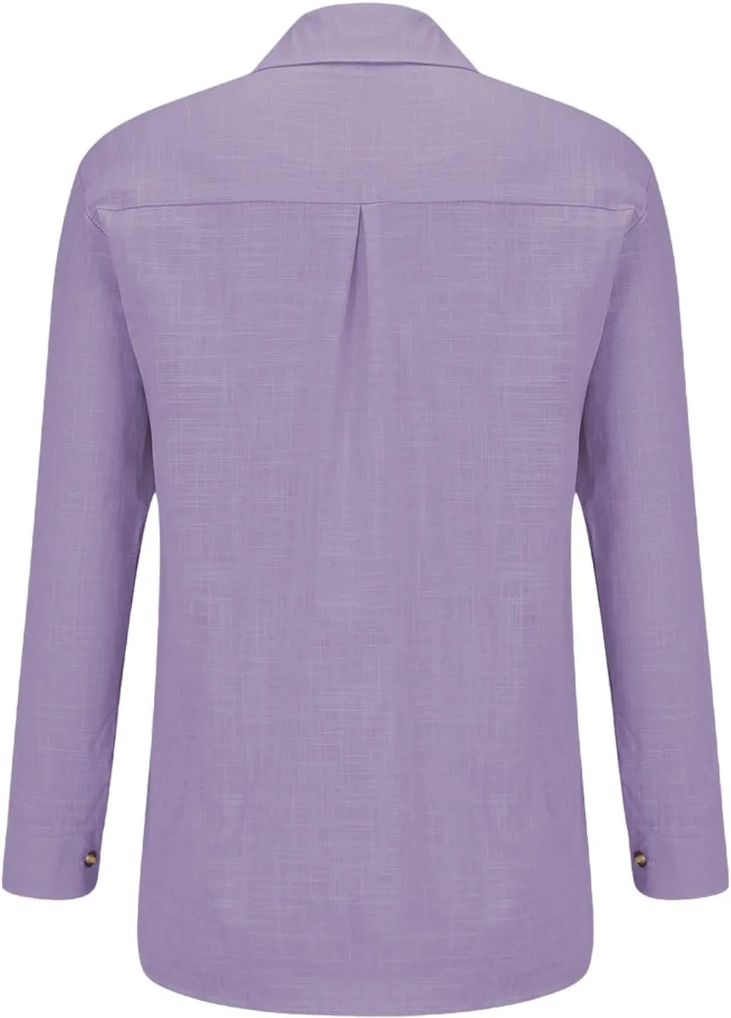 Cotton Linen Shirts for Women 2025 Lightweight Tops Summer Clothes Button Down Long Sleeve Pocket Beach Vacation