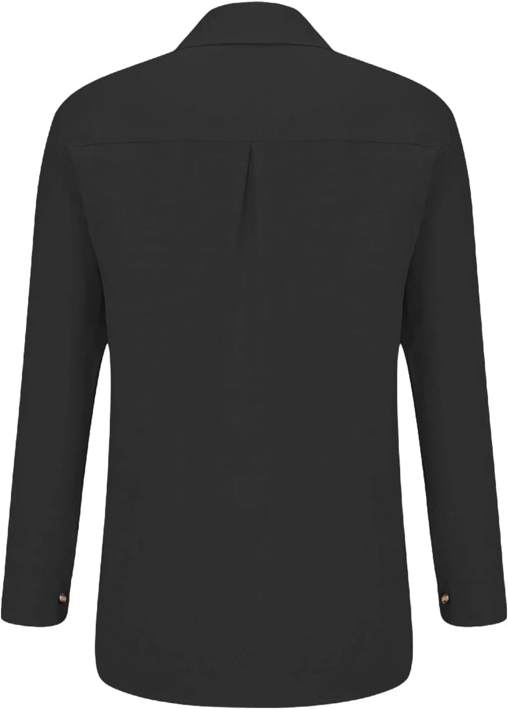 Cotton Linen Shirts for Women 2025 Lightweight Tops Summer Clothes Button Down Long Sleeve Pocket Beach Vacation