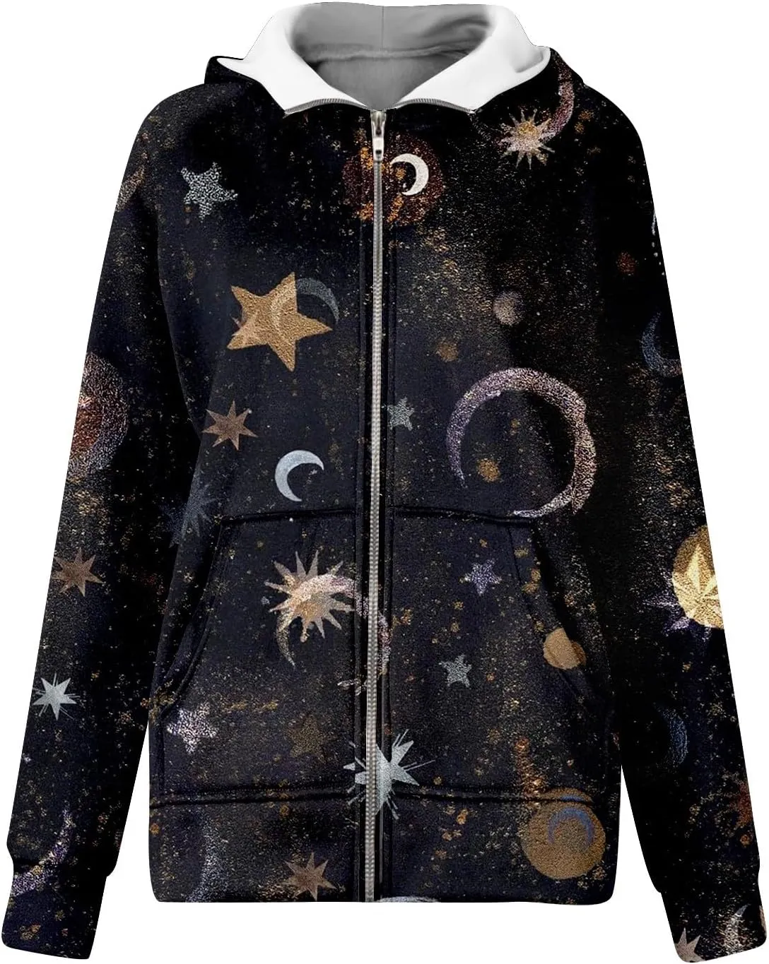 Cropped Hoodie Women Zip Pullover Thumb Hole Fall Hoodies Comfy Solid Long Sleeve Shirts Winter Clothes With Pockets