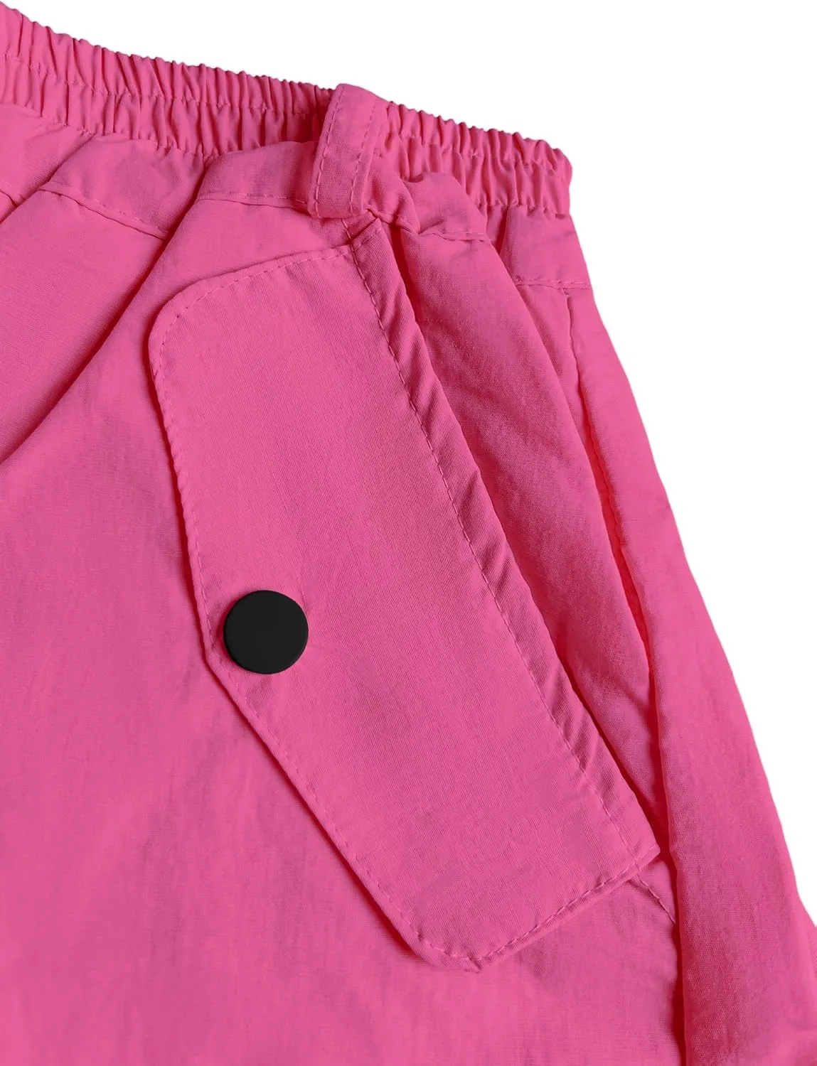 Girls Cargo Jogger Pants Parachute Y2K Trousers for Girls Quick-Dry 6-14Years