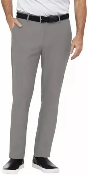 Greg Norman Men's Performance Classic Pants (US, Waist Inseam, 40, 29, Regular, Regular, Gray)