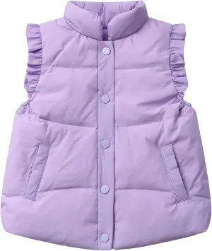 Happy Cherry Toddler Puffer Vest Coat Boys Girls Warm Down Waistcoat Outerwear Kids Fall Winter Sleeveless Jacket Gilet 2-9T