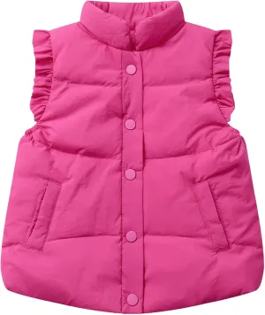 Happy Cherry Toddler Puffer Vest Coat Boys Girls Warm Down Waistcoat Outerwear Kids Fall Winter Sleeveless Jacket Gilet 2-9T
