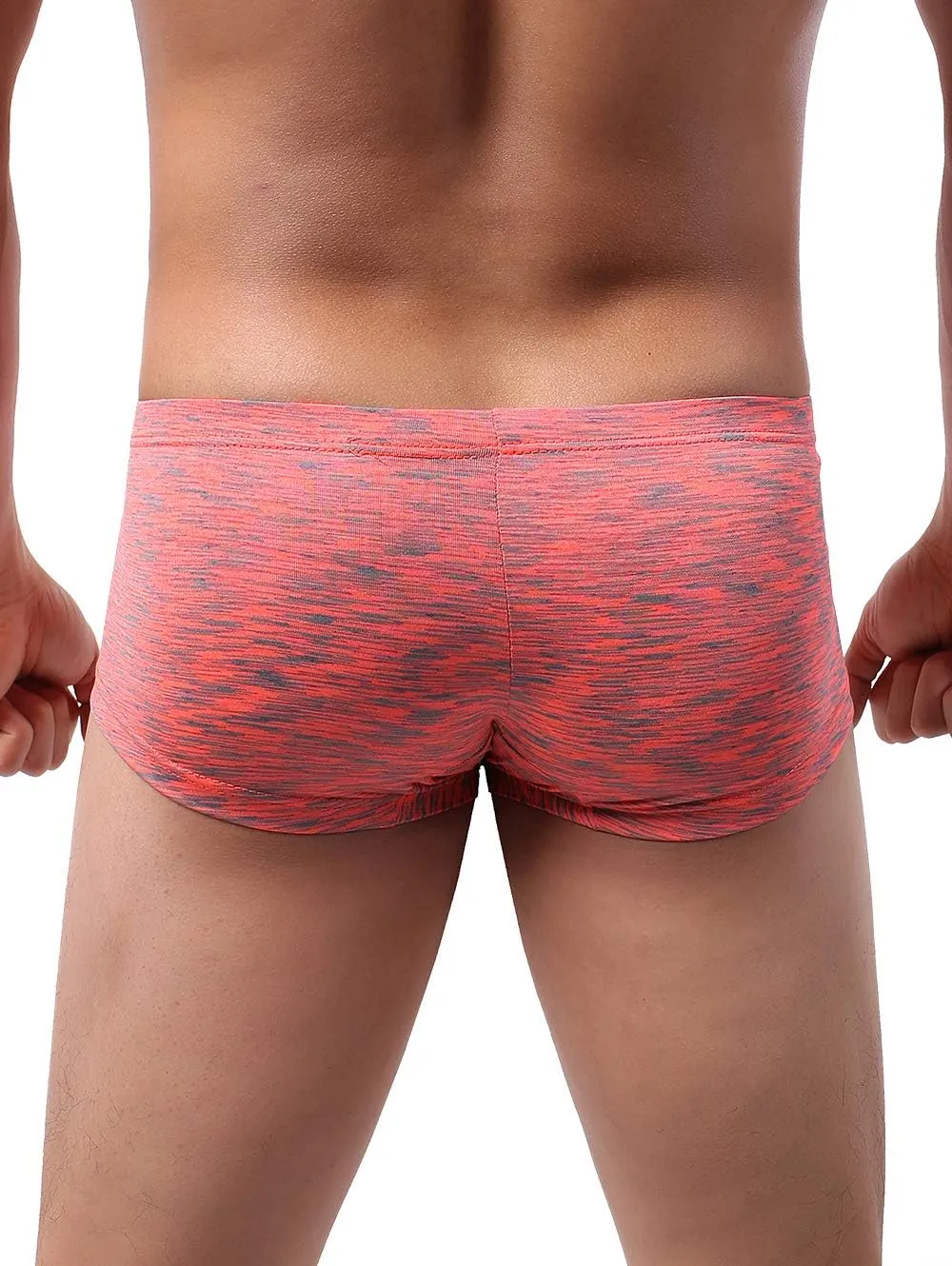IKINGSKY Men's Pouch Boxer Briefs Stretch Shorts Underwear Colorful Bulge Trunk Underpanties