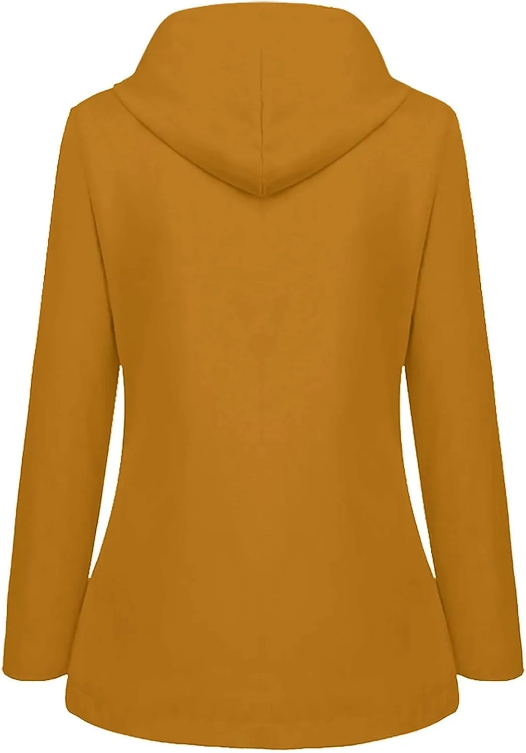 Jackets for Women Rain Coats for Women Casual Solid Color Outdoor Waterproof Raincoat Windproof Lightweight Jackets