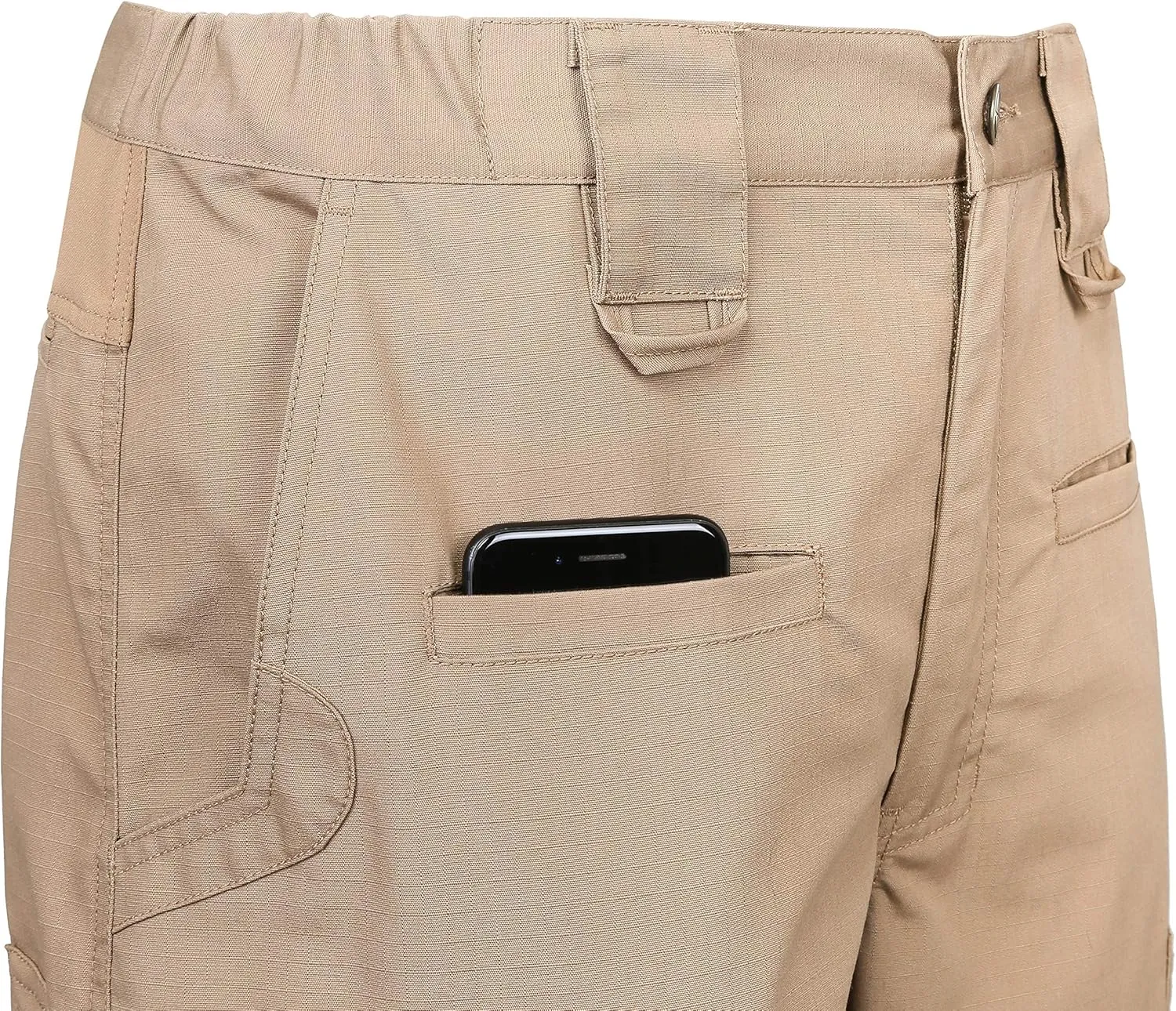 LAPG Men's Atlas STS Cargo Shorts, Men's Tactical Cargo Shorts with Zipper Pockets, Cargo Stretch Shorts for Men
