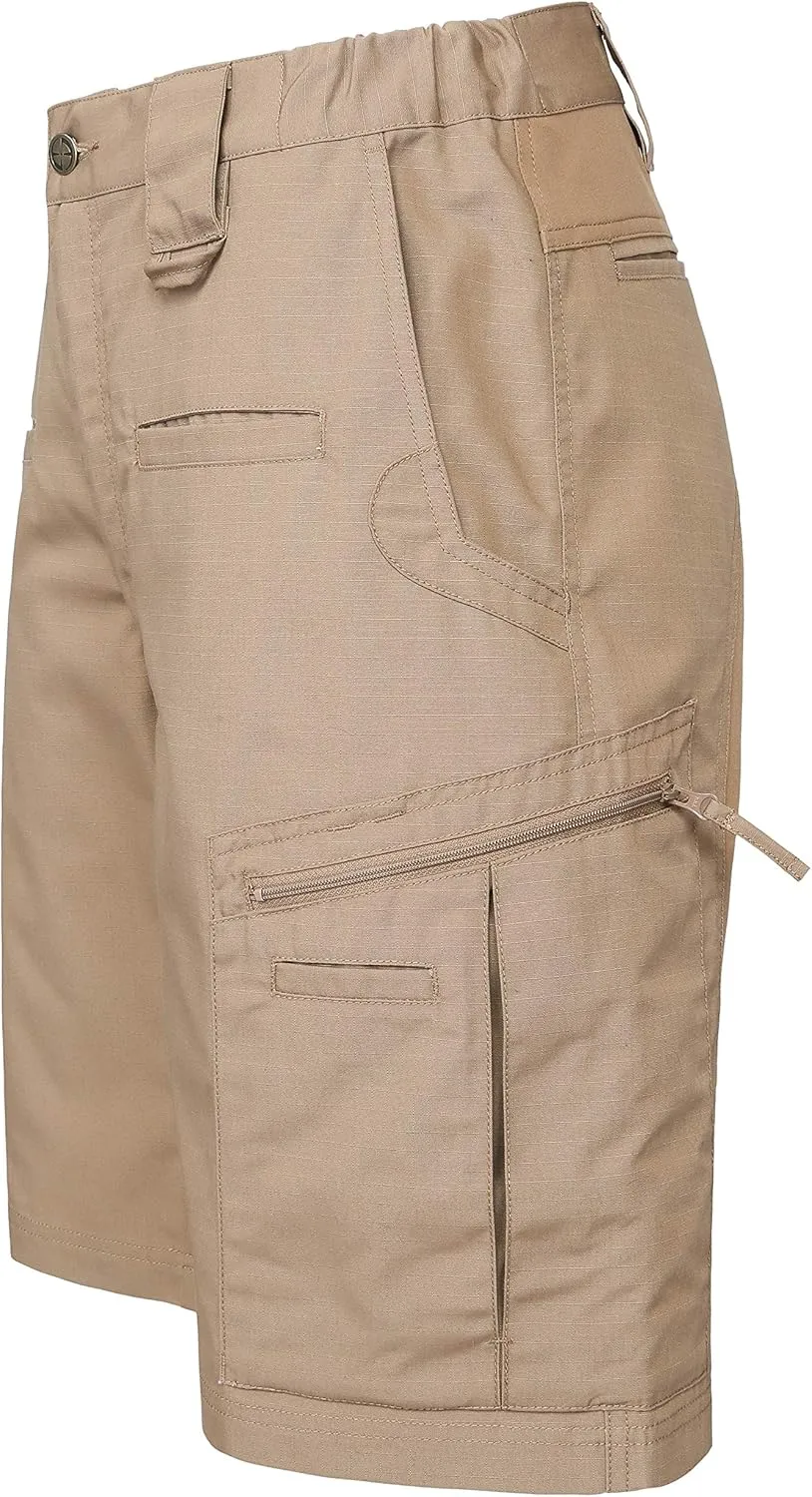 LAPG Men's Atlas STS Cargo Shorts, Men's Tactical Cargo Shorts with Zipper Pockets, Cargo Stretch Shorts for Men