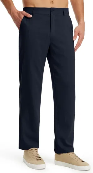 Libin Men's Imitation Linen Pants Casual Pants Lightweight Pants Summer Beach Lounge Pants