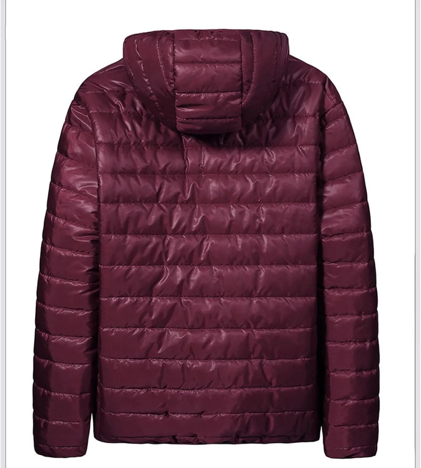 Lightweight Puffer Jacket for Men Winter Jackets Zip Padded Coat Packable Down Jacket Quilted Insulated Outerwear