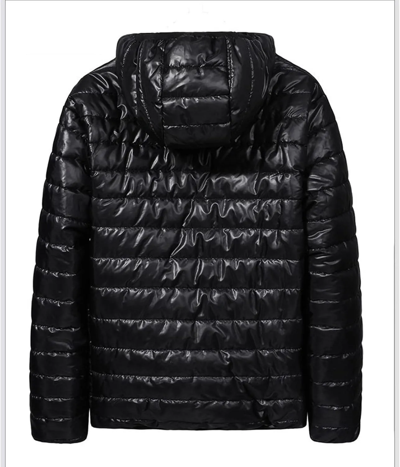 Lightweight Puffer Jacket for Men Winter Jackets Zip Padded Coat Packable Down Jacket Quilted Insulated Outerwear
