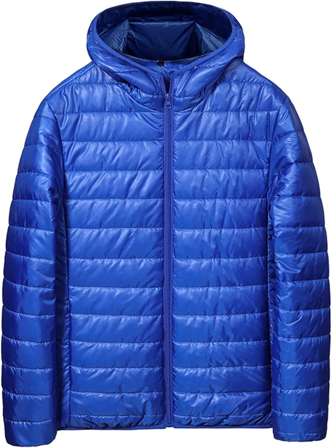 Lightweight Puffer Jacket for Men Winter Jackets Zip Padded Coat Packable Down Jacket Quilted Insulated Outerwear
