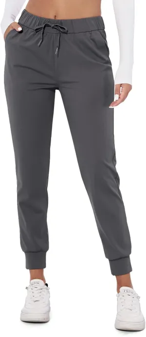 M MOTEEPI Womens Joggers Lightweight Running Pants with Pockets, Drawstring Jogging Pants