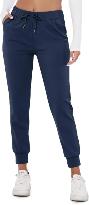 M MOTEEPI Womens Joggers Lightweight Running Pants with Pockets, Drawstring Jogging Pants