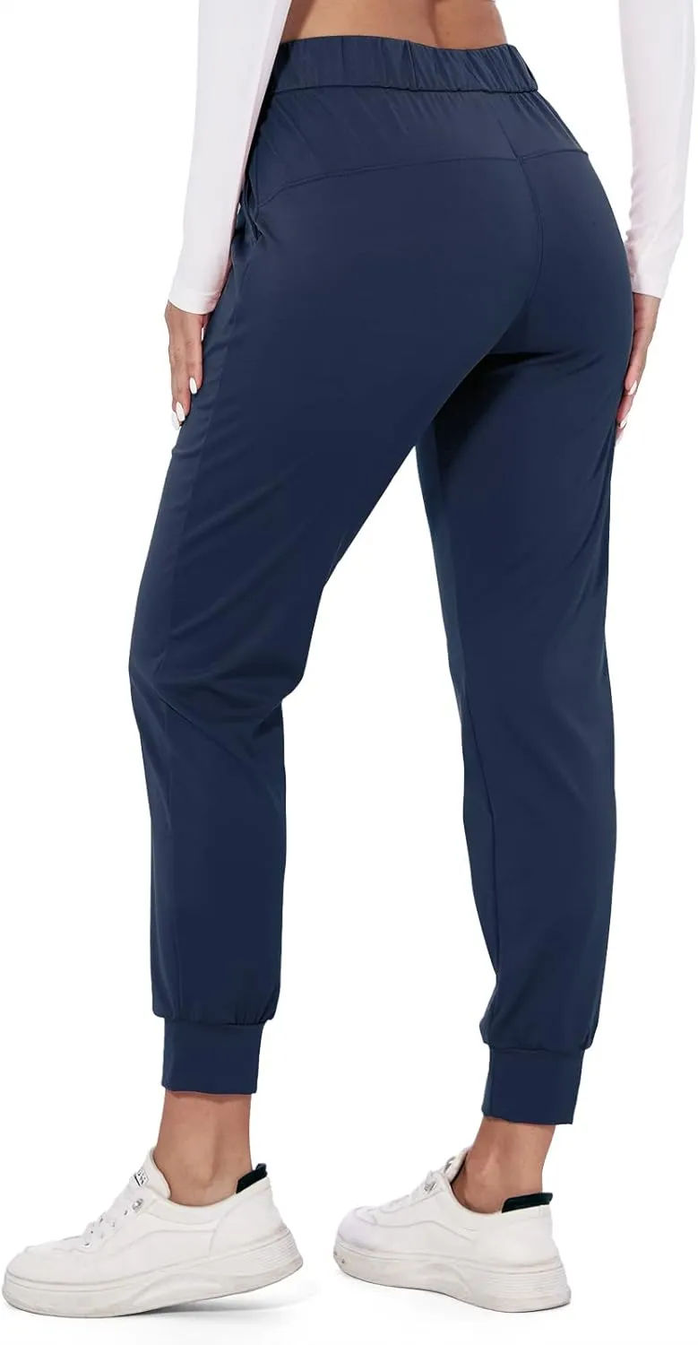 M MOTEEPI Womens Joggers Lightweight Running Pants with Pockets, Drawstring Jogging Pants