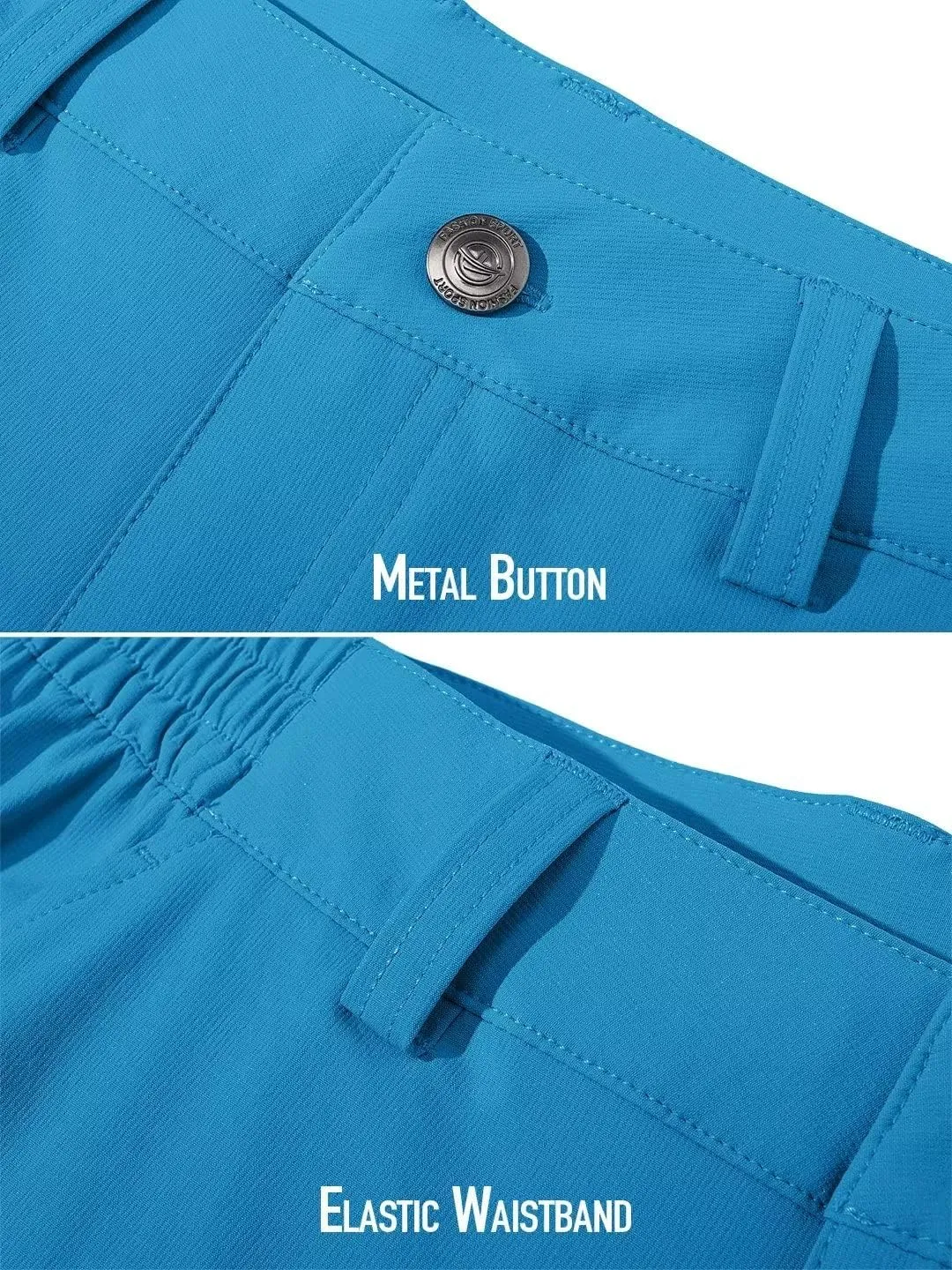 MAGCOMSEN Men's Golf Pants Stretch Fast Dry Lightweight Casual Hiking Pants with 3 Pockets