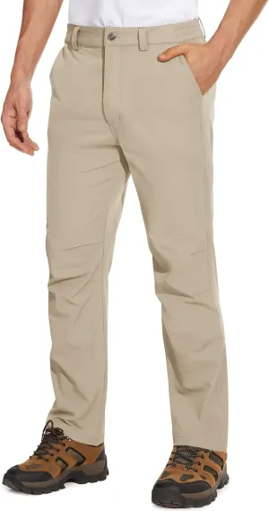 MAGCOMSEN Men's Golf Pants Stretch Fast Dry Lightweight Casual Hiking Pants with 3 Pockets