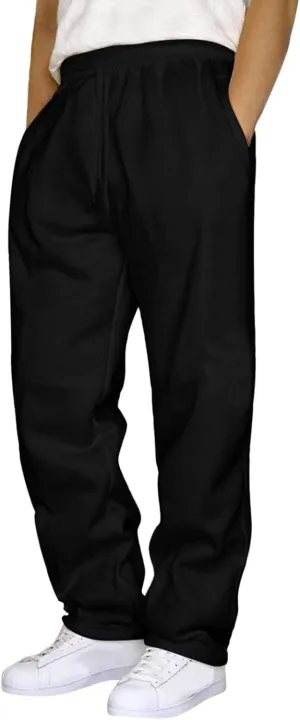 Men Cargo Pants Casual Work Hiking Pants Drawstring Elastic Waisted Loose Joggers Outdoor Straight Leg Sweatpants