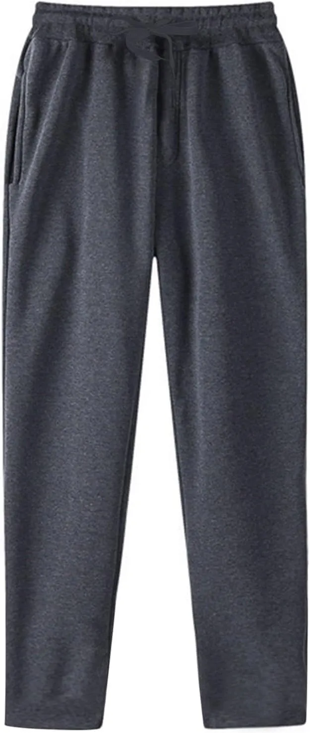 Men Cargo Pants Casual Work Hiking Pants Drawstring Elastic Waisted Loose Joggers Outdoor Straight Leg Sweatpants