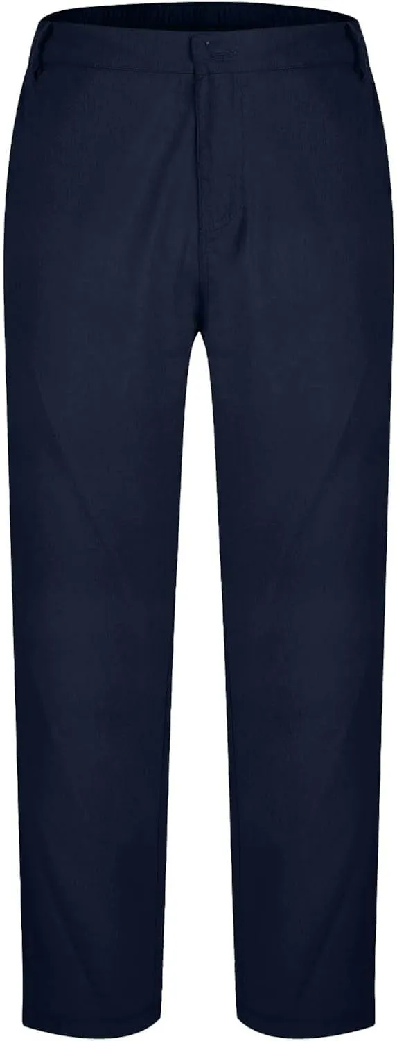 Mens Athletic Pants Casual Hiking Pants Solid Joggers Pants Light Elastic Waist Pants Comfortable Classic Pants