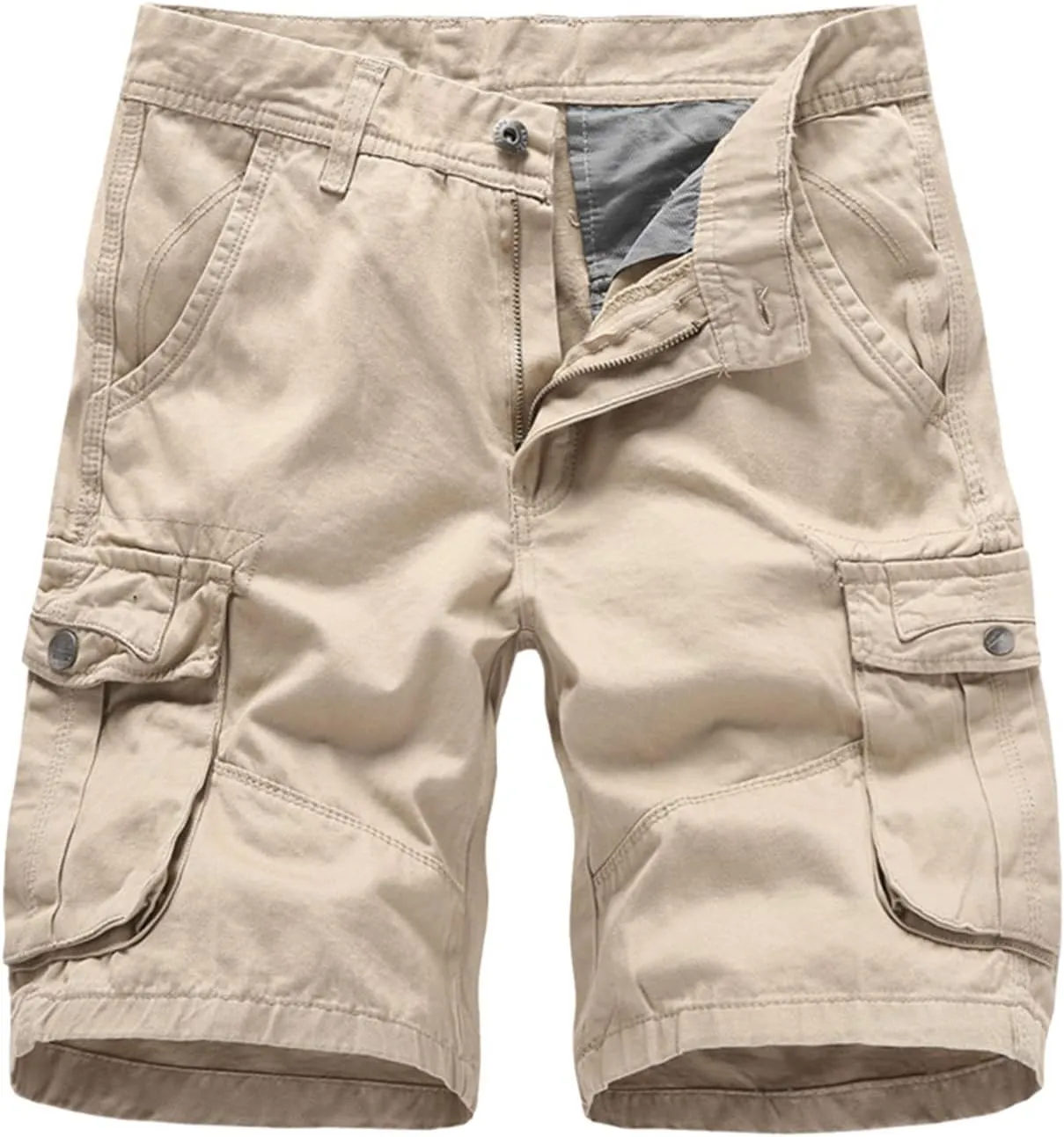 Men's Cargo Pants Elastic Waistband Chino Slim Skinny Men's Cargo Jeans Multi Pocketsmen's Cargo Jogger Pants Stretch