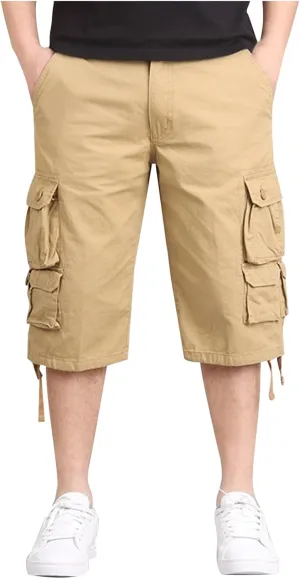 Men's Cargo Pants Multi-Pocket Zippered Slim Trousers Cargo Pants for Men Men Jogging Pants Cargo Pants Sports Pants