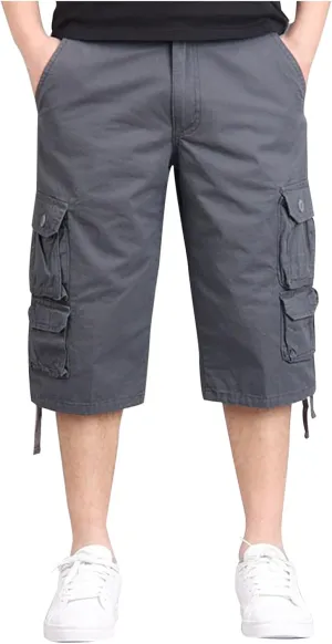 Men's Cargo Pants Multi-Pocket Zippered Slim Trousers Cargo Pants for Men Men Jogging Pants Cargo Pants Sports Pants