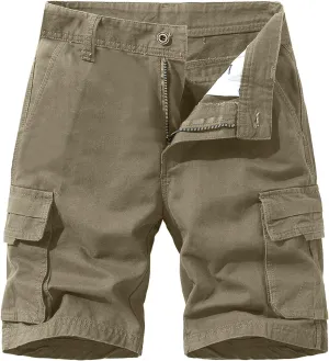 Men's Cargo Pants Multi-Pocket Zippered Slim Trousers Mens Cargos Men's Cargo Pants Men's Elastic Cargo Jogging Pants