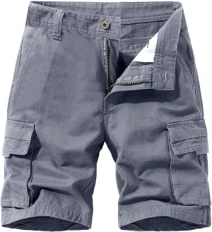 Men's Cargo Pants Multi-Pocket Zippered Slim Trousers Mens Cargos Men's Cargo Pants Men's Elastic Cargo Jogging Pants