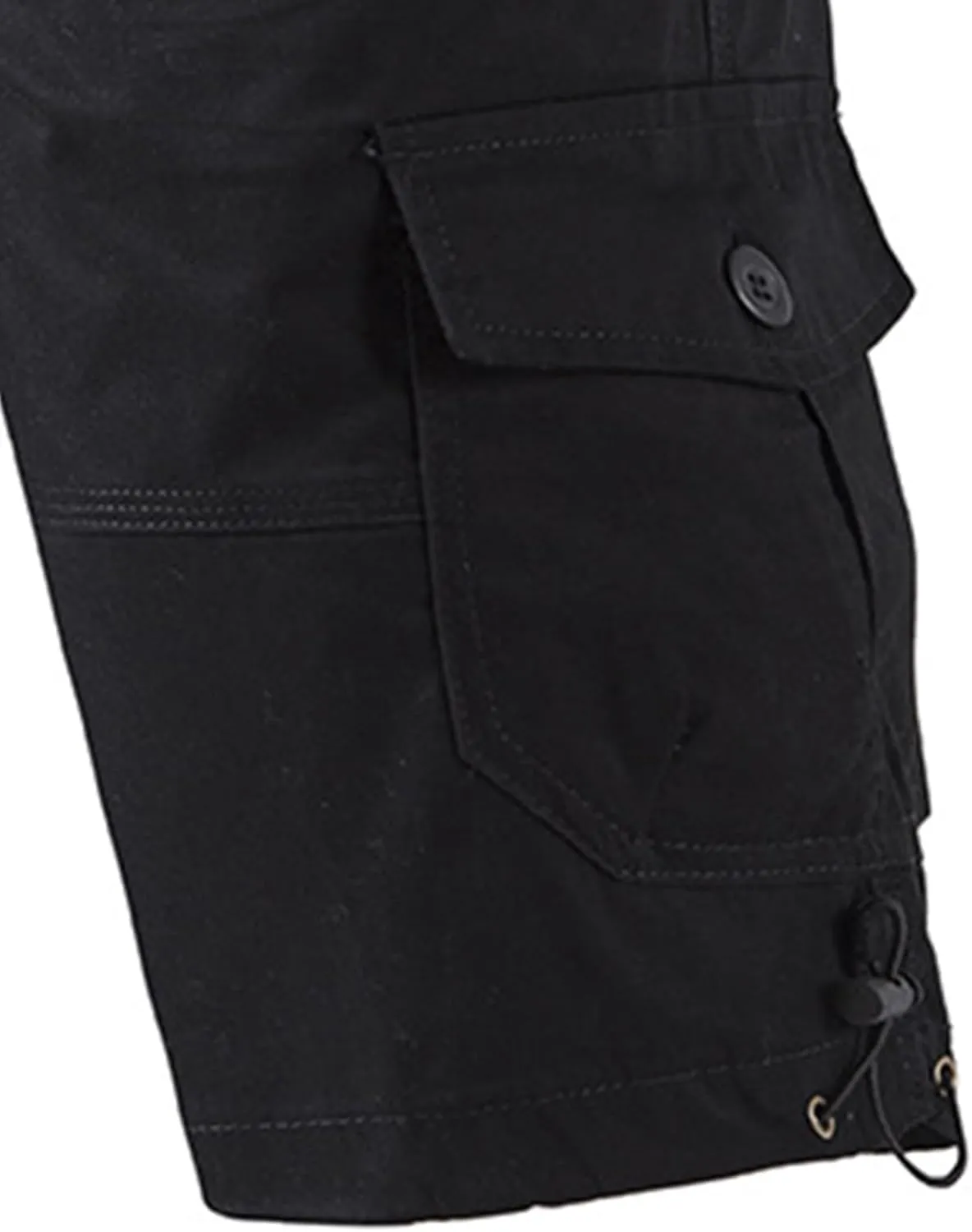 Mens Casual Twill Cargo Shorts 2025 Summer Cotton Elastic Waist Relaxed Fit Classic Cargo Stretch Shorts