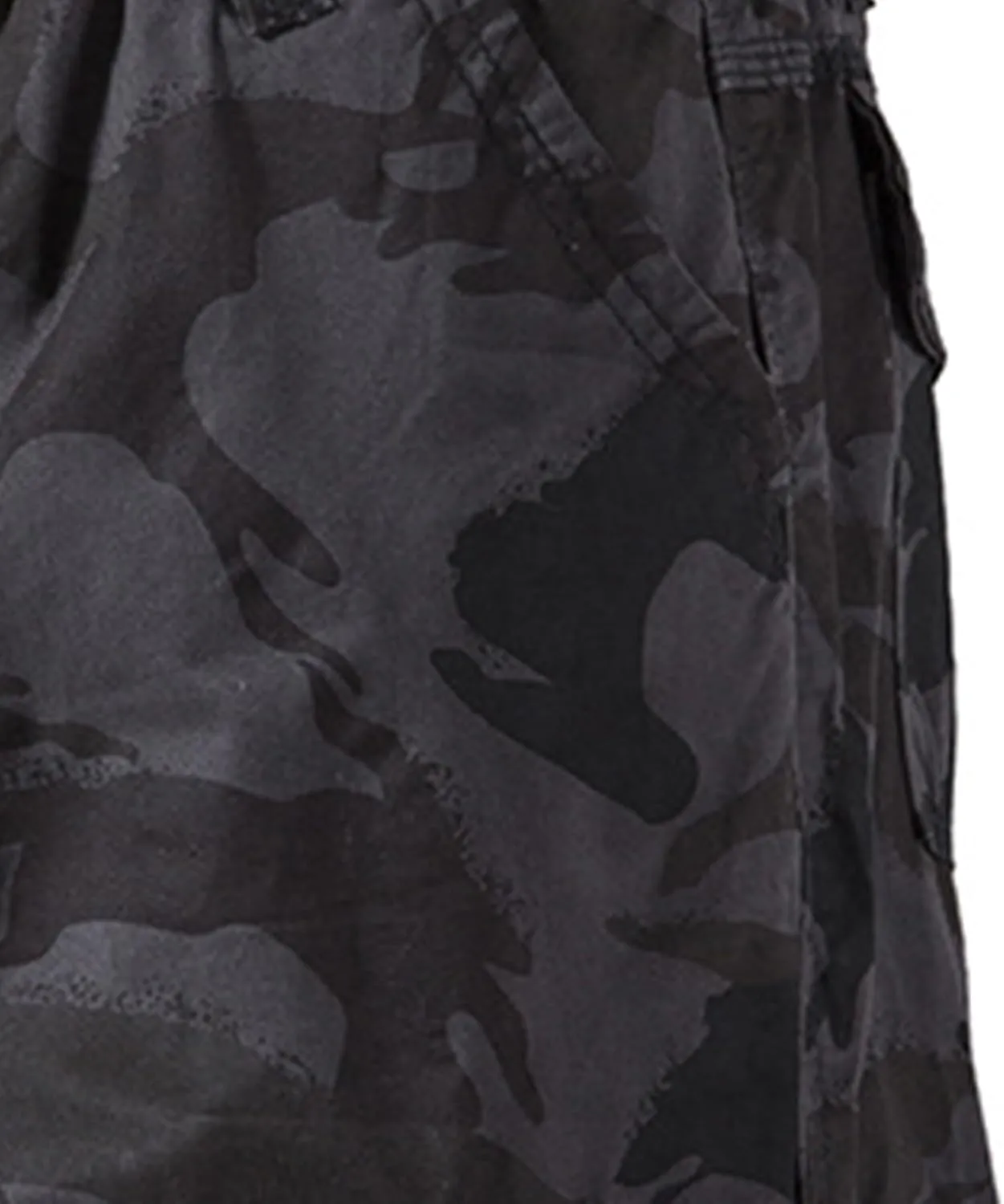 Mens Casual Twill Cargo Shorts 2025 Summer Cotton Elastic Waist Relaxed Fit Classic Cargo Stretch Shorts