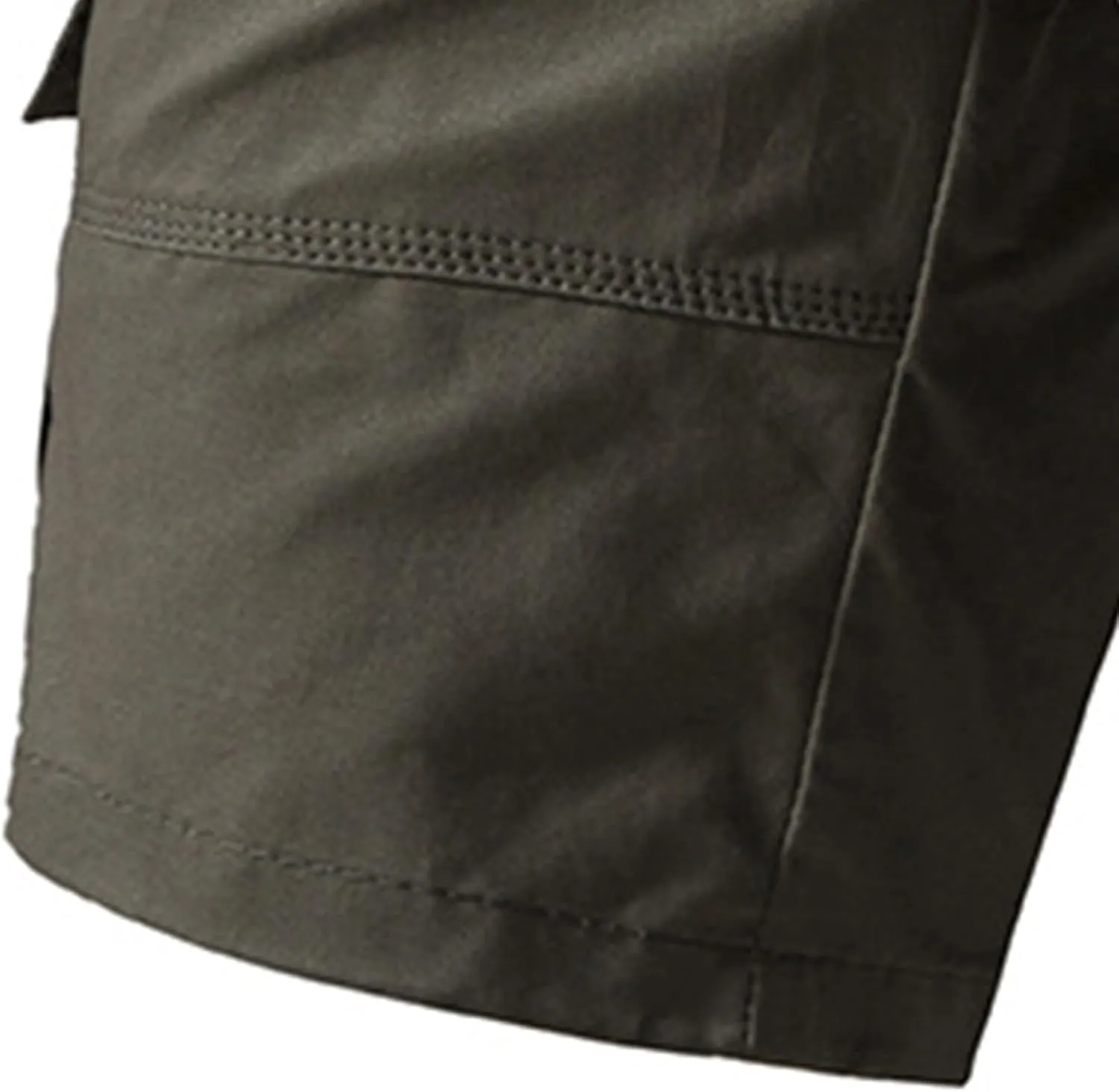 Mens Casual Twill Cargo Shorts 2025 Summer Cotton Elastic Waist Relaxed Fit Classic Cargo Stretch Shorts