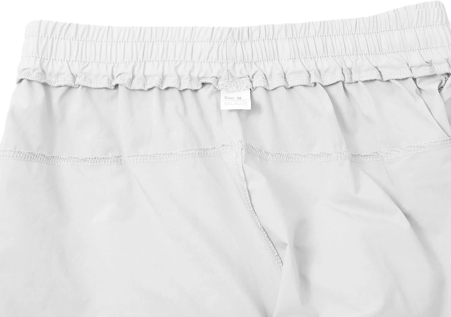 Mens Cotton Linen Classic Pants Elastic Classic Waist Lounge Beach Pants Summer Casual Straight Leg Dress Trousers